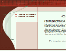 Tablet Screenshot of cloudgames.org